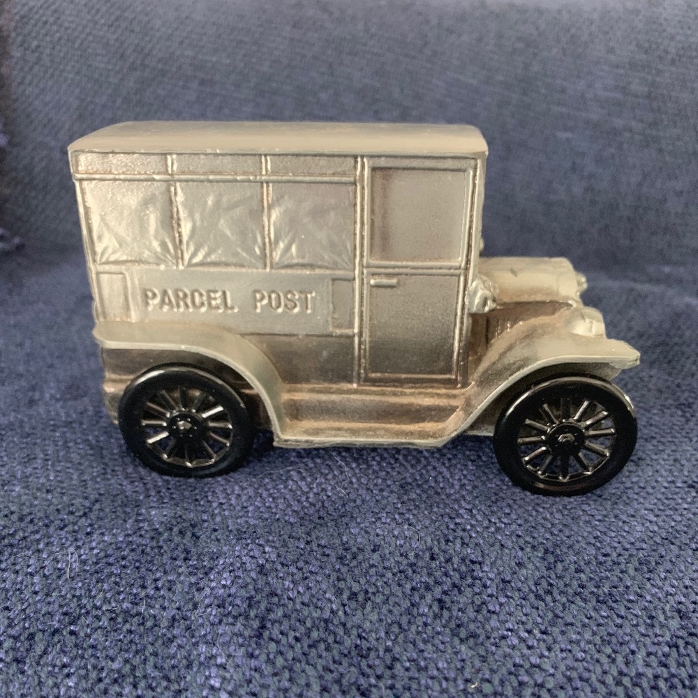1974 Metal Bank 1919 Parcel Post